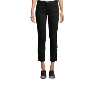 AG JEANS The Prima Cropped Mid-Rise Jeans with Intertwined Sides